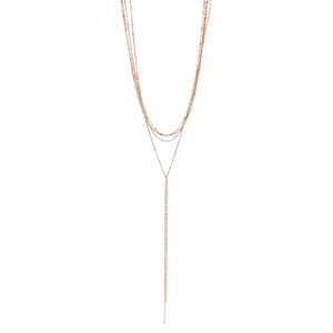 80R rose gold choker necklace